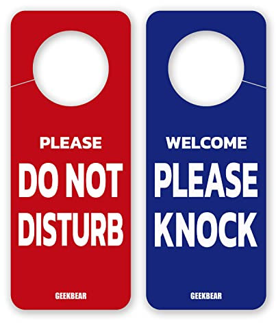 Do Not Disturb Door Hanger Sign (03. Basic)