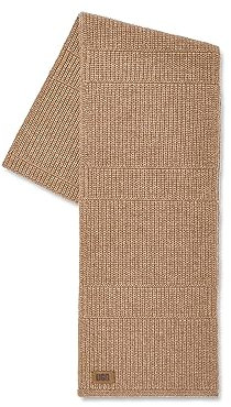 UGG Herren M Gerippter Schal, Camel, O/S