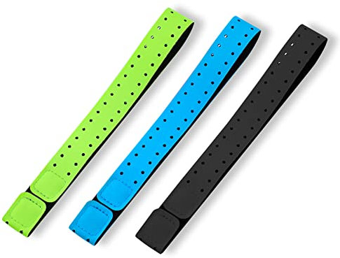 SAVITA 3pcs Heart Rate Monitor Armband, Heart Rate Monitor Arm Band Replacement Heart Rate Strap Armband for OTF, OTF Burn, Orange Theory Fitness, OT Beat Heart Rate Sensors