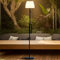 GGII Solar Stehlampe Outdoor Höhenverstellbar Stehleuchte, Solar Stehlampe Außen Dimmbar Warmweiß und 7 RGB Farben, Wasserdicht Lampe Außen für Terrassen Garten, LED Stehleuchten mit Lichtsensor(1B)