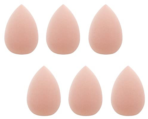 WLLHYF Mini Makeup Sponge Blender 6 Stück Beauty Sponge Blender Soft Pressed Puff Face Body Wet Dry Makeup Tool for Cosmetic Foundation Powder Concealer Under Eyes Highlight (dunkle Haut)