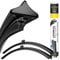 Wischer für VW Golf VII Variant - Alltrack 13-20 | Double Action Premium Scheibenwischer-Set Vorne | Hochwertige Wischblätter für klare Sicht | Set für Frontscheibe