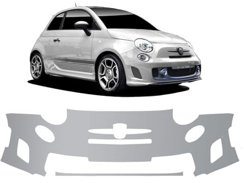 Front Bumper Pre-cut PPF Paint protection film Kit Compatible With Abarth 595 2012-2017