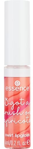 essence got a crush on apricots swirl lipgloss, Nr. 01, Pink, vegan, ohne Parabene, ohne Mikroplastikpartikel, Nanopartikel frei, 4er Pack (4x6ml)