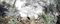 Pro-Art Glasbild Birds In The Jungle II, 30x80 cm