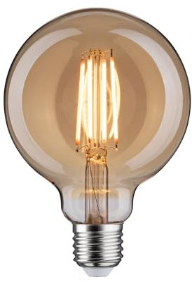 Paulmann 29189 1879 Filament 230V 3-Step-Dim LED Globe G95 E27 470lm 6W 1800K dimmbar Gold Leuchtmittel