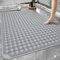 Yolife Extra Large Shower Mat, 58 x 88cm TPE Anti Slip Stand Up Shower Mat with Drain Holes and Suction Cups, Large Size Mat More Suitable for Shower Stall, No Odor, Heavy Mat