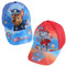 MIUNUO 2 Stücke Pat Patrol Kinder Baseball-Cap, Verstellbare Sonnenschutz Hut Für Mädchen Jungen, Blau/Rot