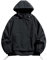 SRZYMJ Jacke Herren Ohne Kapuze Sweatjacke Herren Schwarz Herren Motorradjacke Kapuzenjacke Fahrrad Poncho Sweatjacke Herren Schwarz Schwarz Snowboardjacke XXL