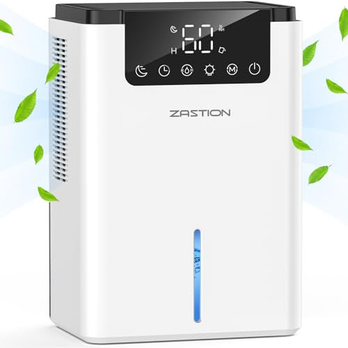 Luftentfeuchter Elektrisch, 2200ml Raumentfeuchter Leise Dehumidifier Mit Funktion Abtauen & Schlafmodus, Luftreinigung und Gegen Feuchtigkeit