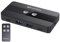 Cable Matters Commutateur USB 4 Ports 10 Gbps et USB C pour 2 Ordinateurs avec télécommande, commutateur KVM Switch USB C, Partage de 2 périphériques USB-A et 2 périphériques USB-C Entre 2 hôtes