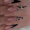 24Pcs French Press on Nails, Pink Leopard Print Fake Nails Stick on Nails for Women Girls Nail Art Accessories