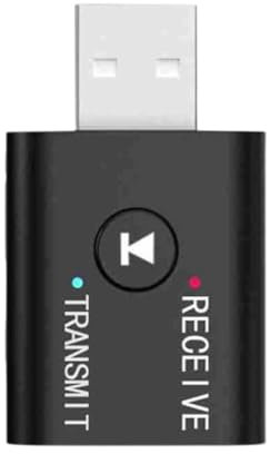 Adaptador Bluetooth 2 en 1 USB 5.0 Transmisor Bluetooth para Ordenador TV Receptor Adaptador de Auriculares Bluetooth Altavoz Portátil