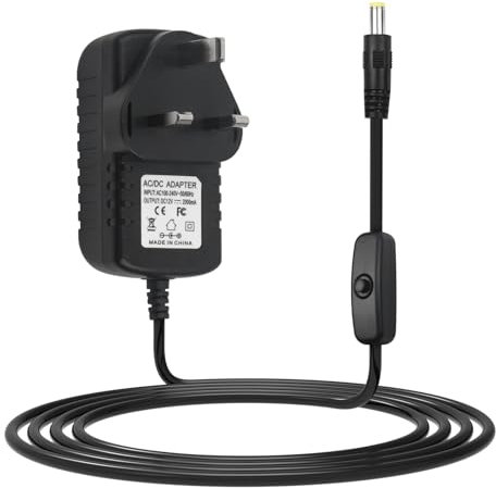 12V Keyboard Adaptor Supply Charger Compatible with Yamaha Keyboard PA-130a, PA-130b, PA-150b, P45, PA-3b, PA-3c, PA-5d, PSR-210, PSR-E473, PSR-78, P125, E373, EZ-220, Electronic Piano