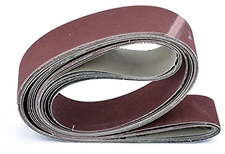 VDLLQYN, Juego de 6 bandas abrasivas for lijadora (2 x 72) y 10 bandas de papel de lija. ，Rollos de lija