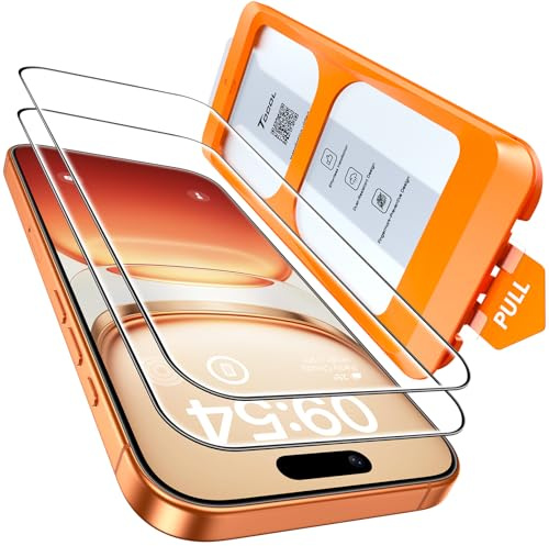 TOCOL for iPhone 17 Pro Screen Protector, Easy Installation