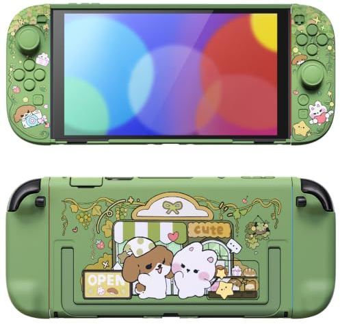 playvital Funda Protectora para Nintendo Switch 2 | Kawaii Carcasa Rígida de PC, Compatible con Dock y Soporte Original, Antirayaduras, Antigolpes, Panadería del Bosque