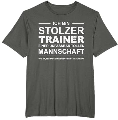Stolzer Trainer T-Shirt | Fußball Handball Volleyball Retro T-Shirt
