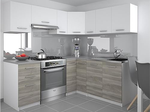 Tarraco Comercial Muebles de Cocina Lidia Blanco/Gris