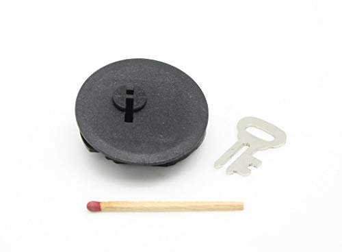 Spardosenschloss aus Plastik - mit Schlüssel - Verschluss für Sparbüchse, Spardose und Sparschwein - 40mm Ø - Hannas Laden (1, Plastik)