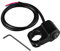 SOLLON 12V interruttore moto manubrio 22mm interruttore moto interruttore pulsante ON-OFF per fari fendinebbia interruttore manubrio freno (Negro)