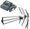 HDSAT Antenne TNT Trinappe Gain 18dB + Amplificateur TNT 2 Sorties