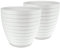 Macetas para Exterior de Plástico 15 cm (2 uds) Maceta plástico Grande para Plantas. Macetero Interior Terraza Moderno de Colores para Jardinería. Tiestos Jardineras para Flores