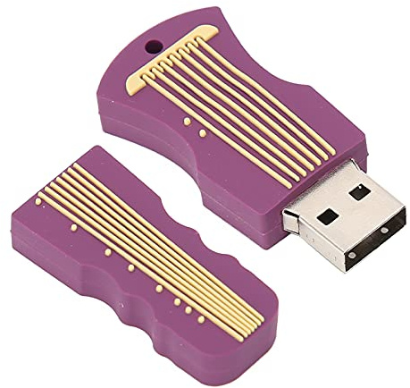 Tissting Clé de Mémoire USB Clé USB Apparence d'Instrument de Musique Clé USB Portable USB pour Stockage et Sauvegarde Accessoires Cadeaux(32GB)