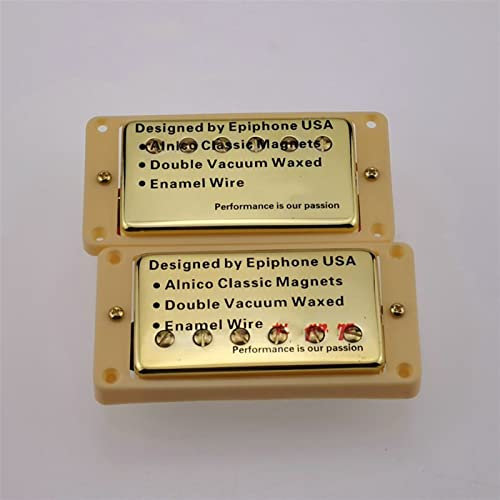KLKL Standard-E-Gitarren- Humbucker 1c- Pickup für SG Humbucker für E-Gitarren (Color : Gold)