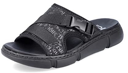 Rieker Damen Pantoletten 68990, Frauen Slip On