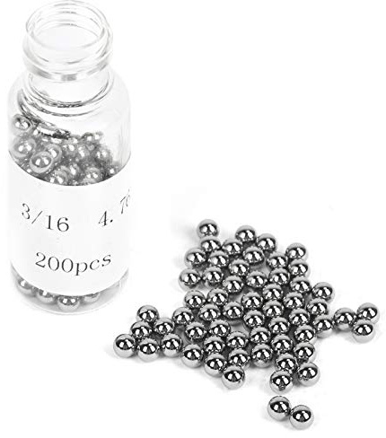 Fahrrad-Lagerkugeln 3/16 Zoll Edelstahl 304 200 Stück Präzisions-Lagerkugeln für Fahrrad Reparatur Wartung Ersatzteile Hochwertige Kugellager