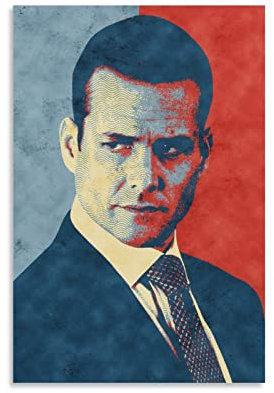 Leinwand-Kunstposter mit Zitaten von Harvey Specter, 30 x 45 cm