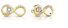 Guess Damen-Ohrstecker Edelstahl Zirkonia One Size, Gold 32023455