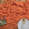 AOKSUNOVA Tischläufer Musselin Terracotta Tischläufer Käsetuch 80x300cm Tischläufer Hochzeit