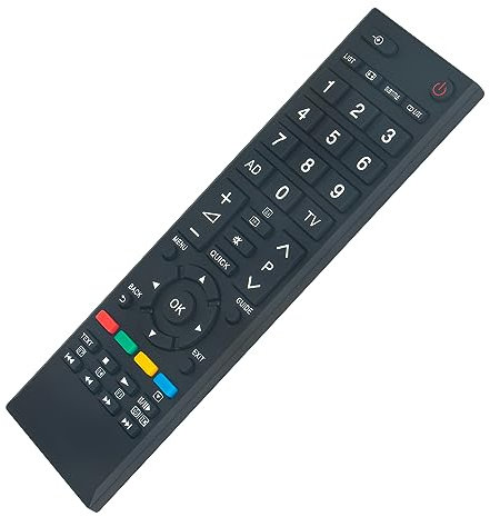 CT-90386 Ersatzfernbedienung -VINABTY-fit für Toshiba LED TV CT90386 Fernbedienung 32RL838 40RL858B 32RL838R 40RL838G 40RL838