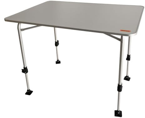 Soplair Table Allégria 2 Personnes Pieds Réglables Camping Car Gris