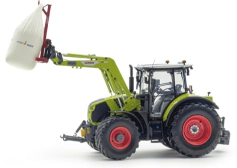 Universal Hobbies Claas Arion 550 mit Frontlader und Agromais Bigbag 1:32 Traktor-Modell für Erwachsene und Modellbau-Enthusiasten ab 14 Jahren