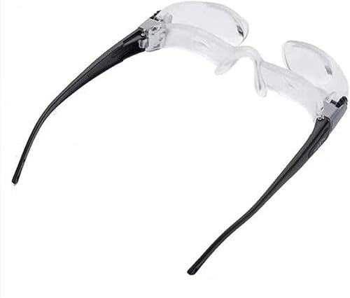 Lupe, tragbare TV-Brille 0-+3 Dioptrien 2,1-fache Lupenbrille zum Lesen, Fernsehen, Wartung, Testen, Hobbys