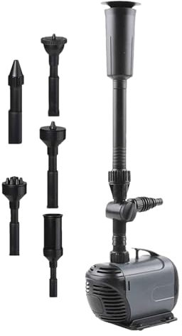 Bomba de fuente de agua | Bomba de fuente para exteriores | Bomba de cascada de estanque, bomba de fuente con filtro, bomba de fuente de acero inoxidable, bomba de circulación de agua para pecera,