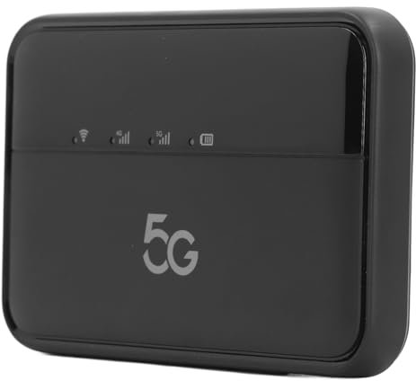 Router Hotspot Mobile Wifi 5G, Hot Spot Wifi con Slot per Scheda Nano SIM, Hotspot Wifi Portatile Modem 5G Collega Fino a 16 Dispositivi