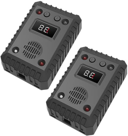 Homcoice 2 IN 1 Marderschreck für Autos/Innenräume 2PCS, professionelles Tierabwehr Ultraschall Dreifache Mausabwehrwirkung mit Stroboskoplichter & Alarmton, Fahrzeugschutz dachboden Nagetierschutz