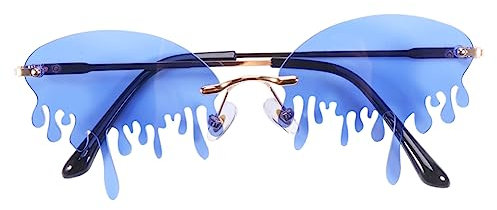 LALADEFIEE 1stück Kreative Tränen Sonnenbrille Für Partys Und Bühnenauftritte Lustige Accessoires Für Frauen Stilvolle Dekoration Blau Für Kostüme Und Fotos