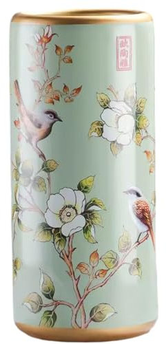 Schirmständer aus Porzellan, Keramik, für den Eingangsbereich, Vintage-Stil, dekorativer Eimer für Flur, Innenbereich, Heimdekoration, Gehstockhalter