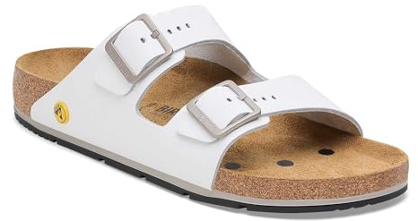 Birkenstock Arizona Pro ESD Herren und Damen Sandalen mit ergonomischen Fußbett - Rutschfeste Laufsohle und verstellbare Schnallen – Antistatisch