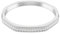 Swarovski Bracciale rigido Matrix, Taglio baguette, Forma ottagonale, Bianco, Placcato rodio
