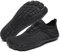 Racqua Wasserschuhe Herren Damen Aquaschuhe Schwarz EU43 schnell trocknend Anti-Rutsch-Strand Schwimmschuhe Barfuß Pool Rudern Schuhe