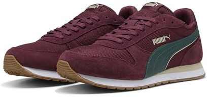 PUMA Erwachsene ST Miler Sneakers 41, Ruby Shimmer Green Terrain Desert Dust Gum Red Beige
