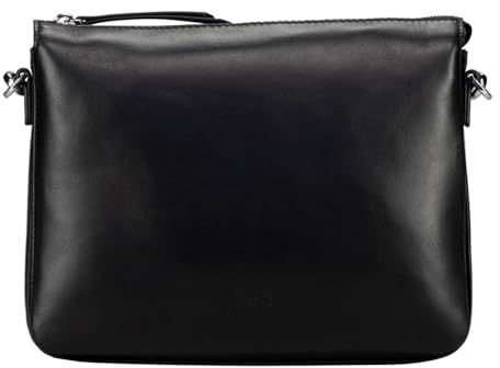 Jost Leder Schultertasche Umhängetasche Arva Shoulder Bag Black schwarz