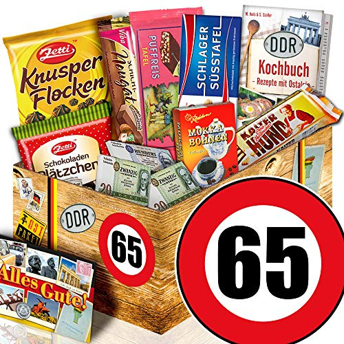 Geschenk zum 65. Geburtstag/DDR Schokoladenset/Geschenke 65 Geburtstag Mann