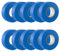 GTSE - Cinta aislante azul de 19 mm x 20 m para instalaciones eléctricas - Autoadhesiva y resistente para proteger, agrupar y reparar cables - 10 Rollos